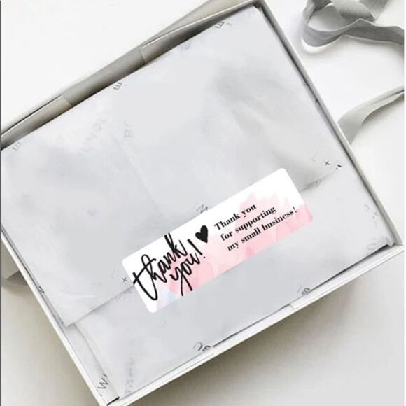 “Thank You for Supporting My Small Business” Stickers - Picture 2 of 3